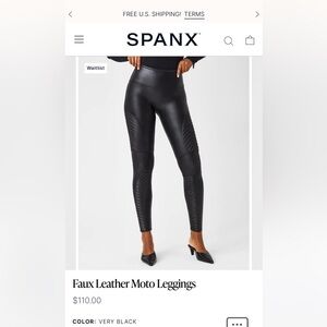 Spanx motto leggings size small P